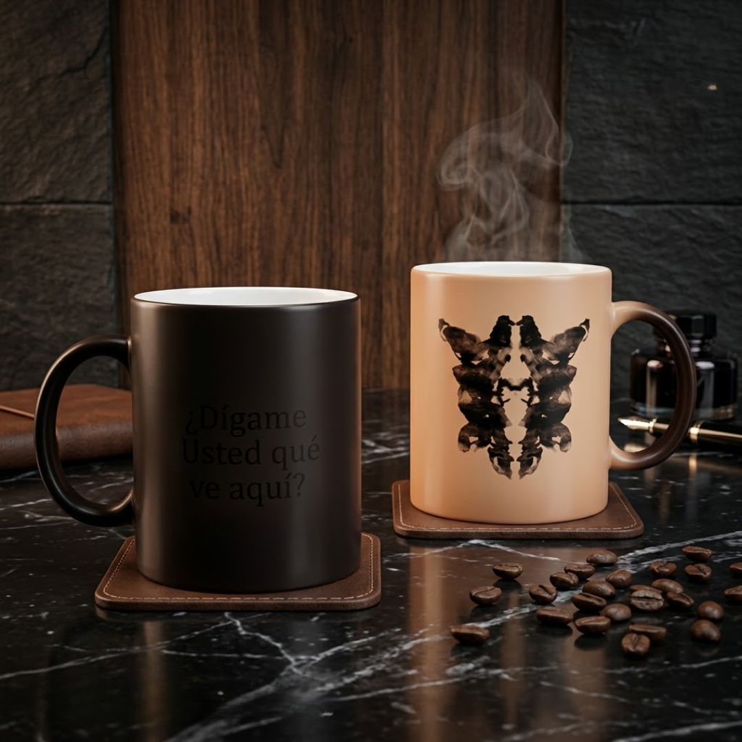 Taza Mágica Diseño de Rorschach